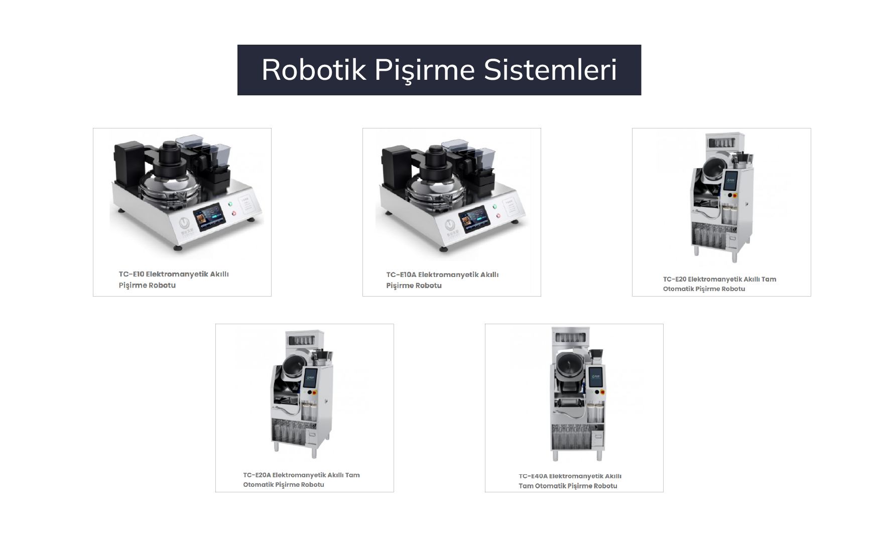 Robotic Cooking Systems